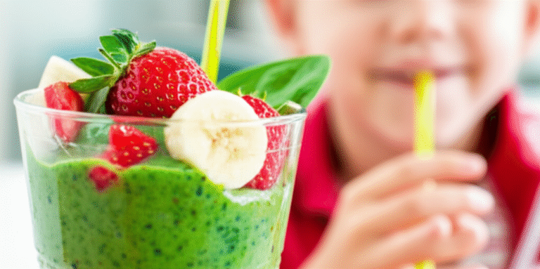 Receita de Smoothie Infantil Smoothie de frutas para crianças