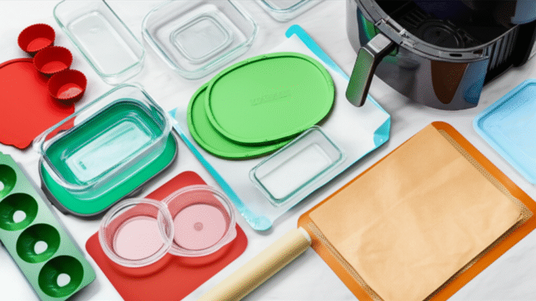 Utensílios Culinária de Bolso Utensílios de cozinha adequados para microondas e airfryer